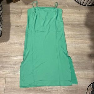 A new day green slip dress